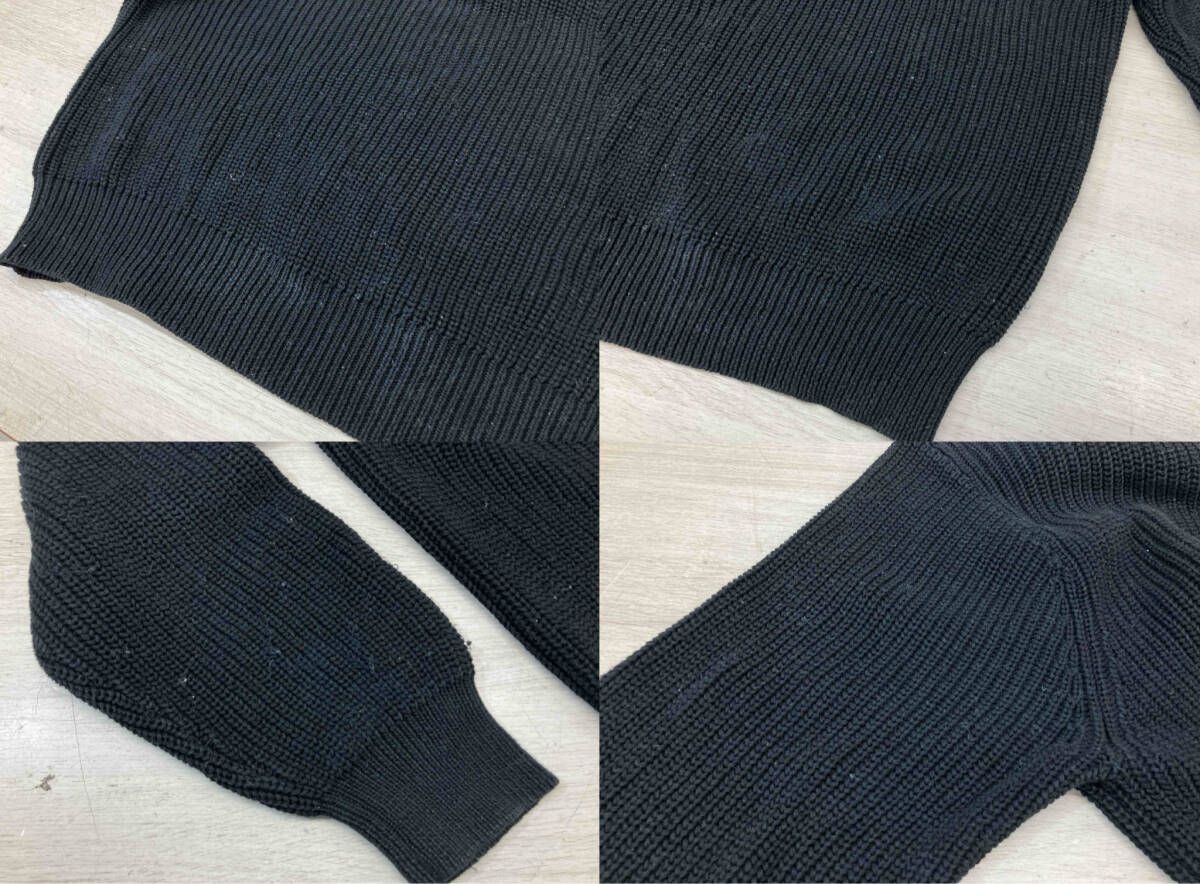 冬 supreme シュプリーム ニット ワッフルニット L ショップ ブラック