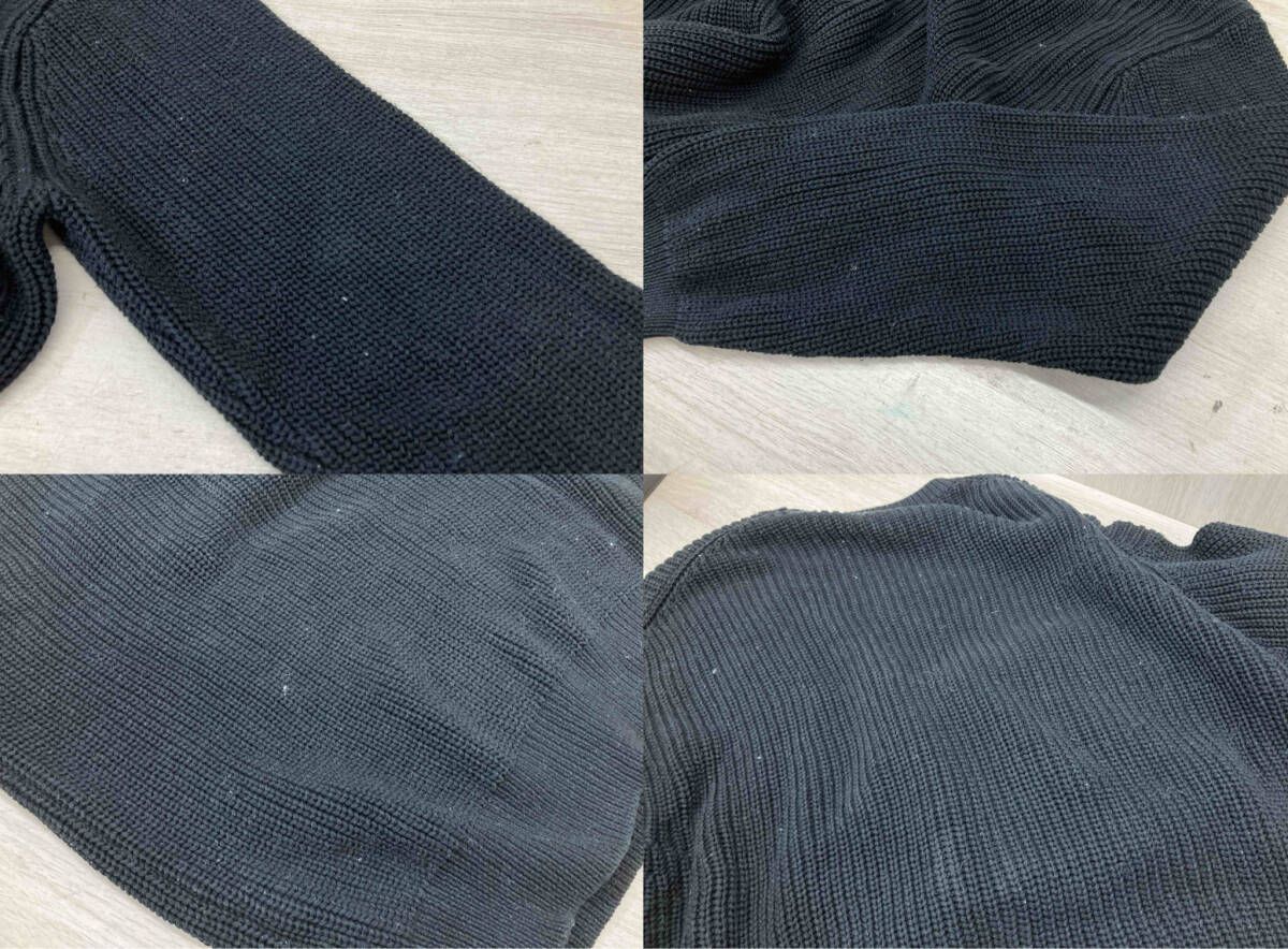 冬 supreme シュプリーム ニット ワッフルニット L ショップ ブラック