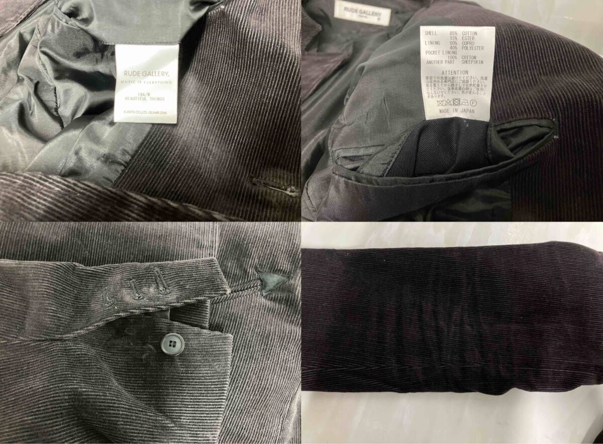 RUDE GALLERY ルードギャラリー コーデュロイジャケット スタンド