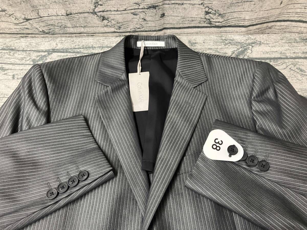 Calvin Klein カルバンクライン テーラードジャケット Mサイズ グレー 