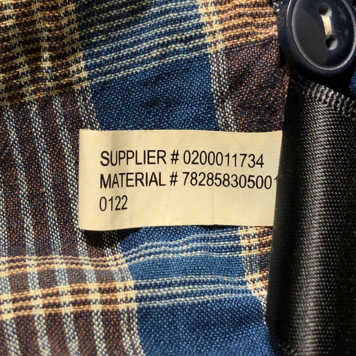 RRL RALPH LAUREN KINGS PNT SS SPORT SHIRT ブラウン ブルー サイズM ダブルアールエルラルフローレン