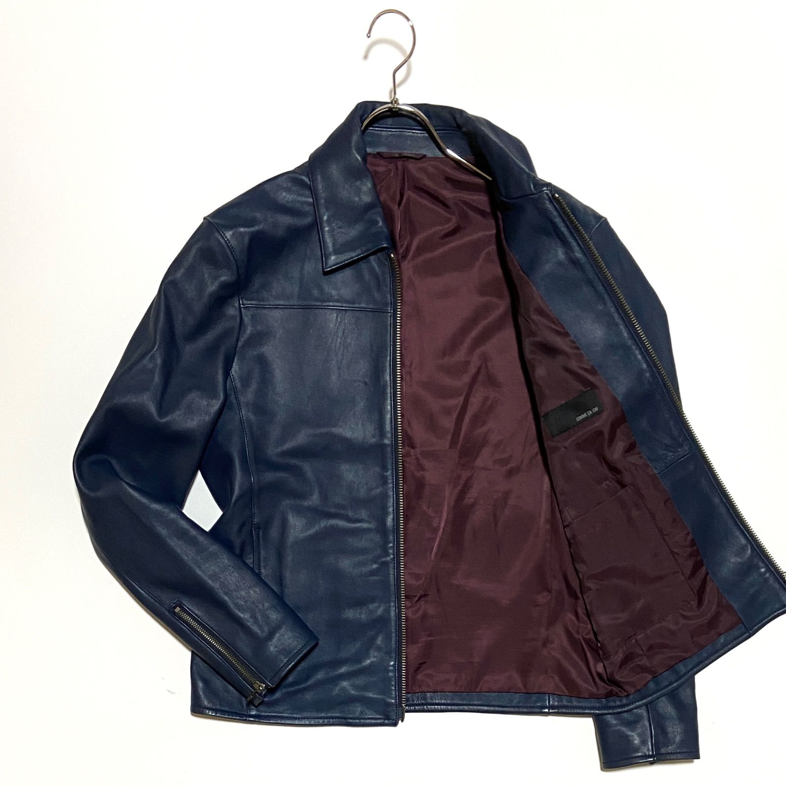 COMME CA ISM コムサイズム ラムレザージャケット 購入 シングル