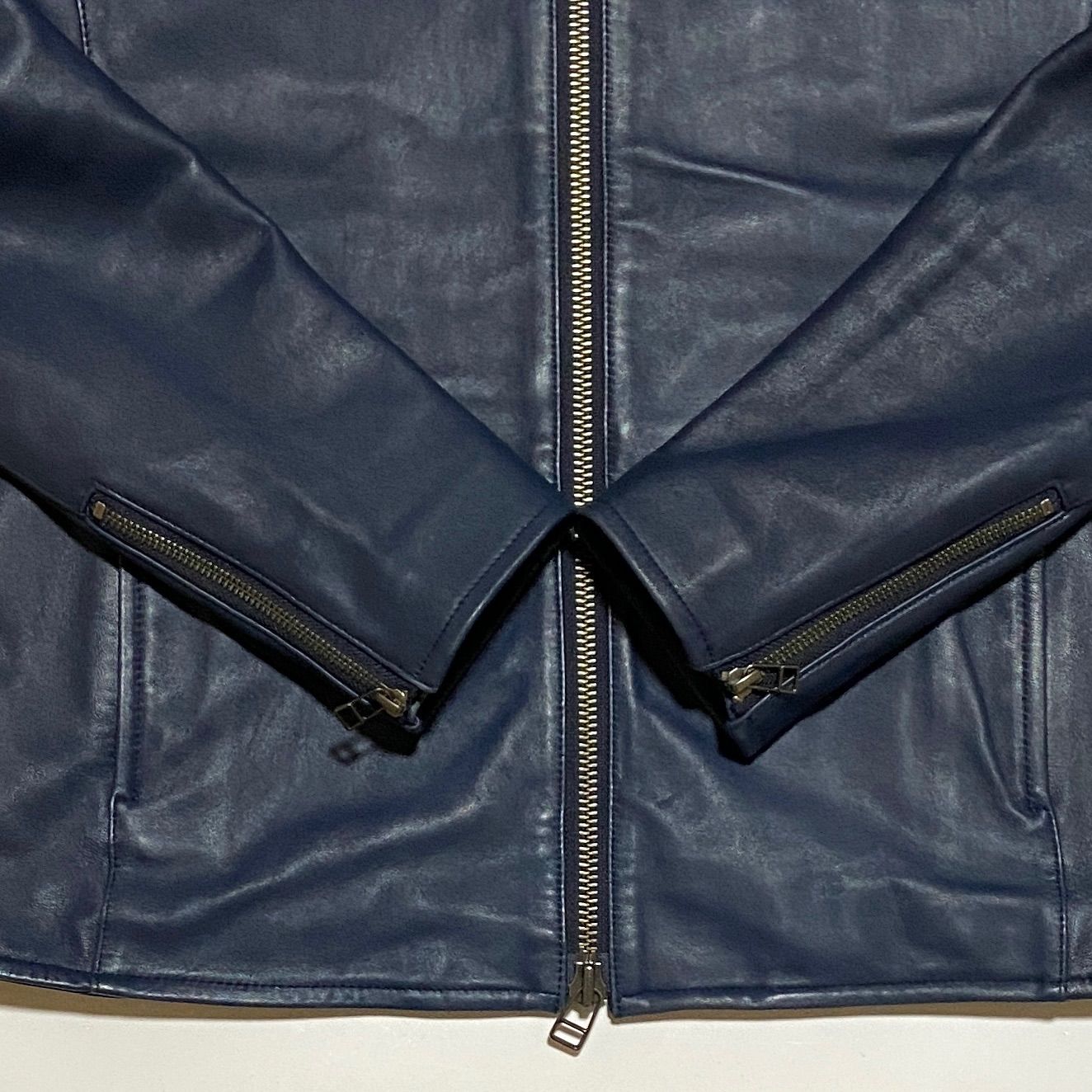 COMME CA ISM コムサイズム ラムレザージャケット 購入 シングル