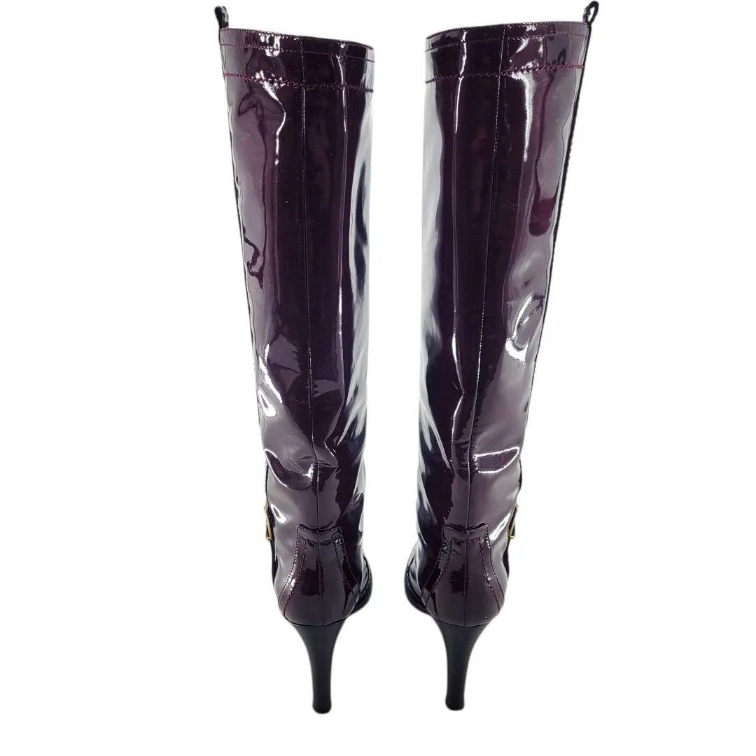 Sergio Rossi セルジオロッシ ロングブーツ ハイヒール 本革 エナメル