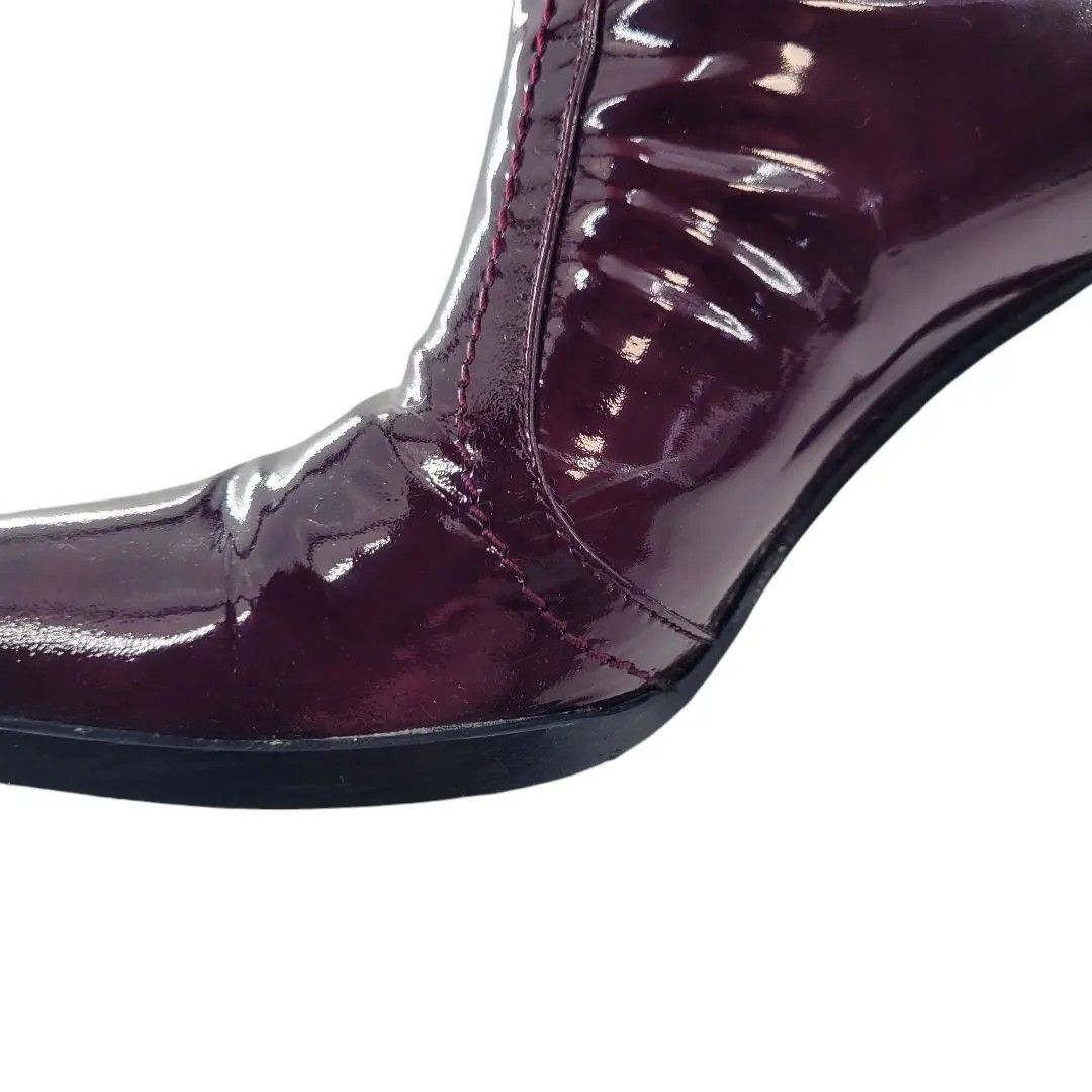 Sergio Rossi セルジオロッシ ロングブーツ ハイヒール 本革 エナメル