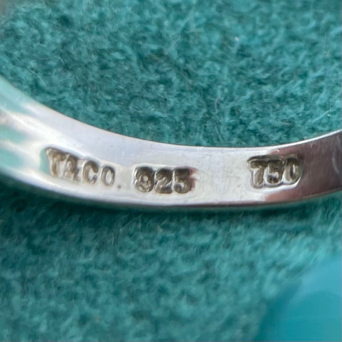 ティファニー 9.5号 希少 アメジスト ゴールド コンビ リング WH12fe