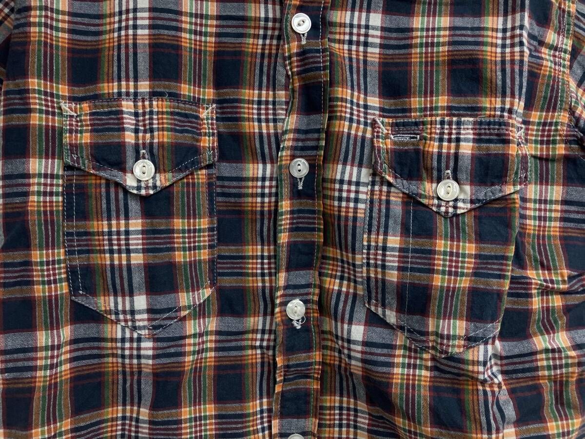 EYE JUNYA ×POST O ALLS WA-B 904 マドラスチェッククルーザーシャツ 半袖シャツ