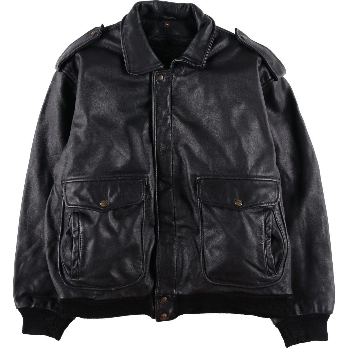 古着 ~90年代 レッドスキンズ Redskins A-2タイプ レザーフライト