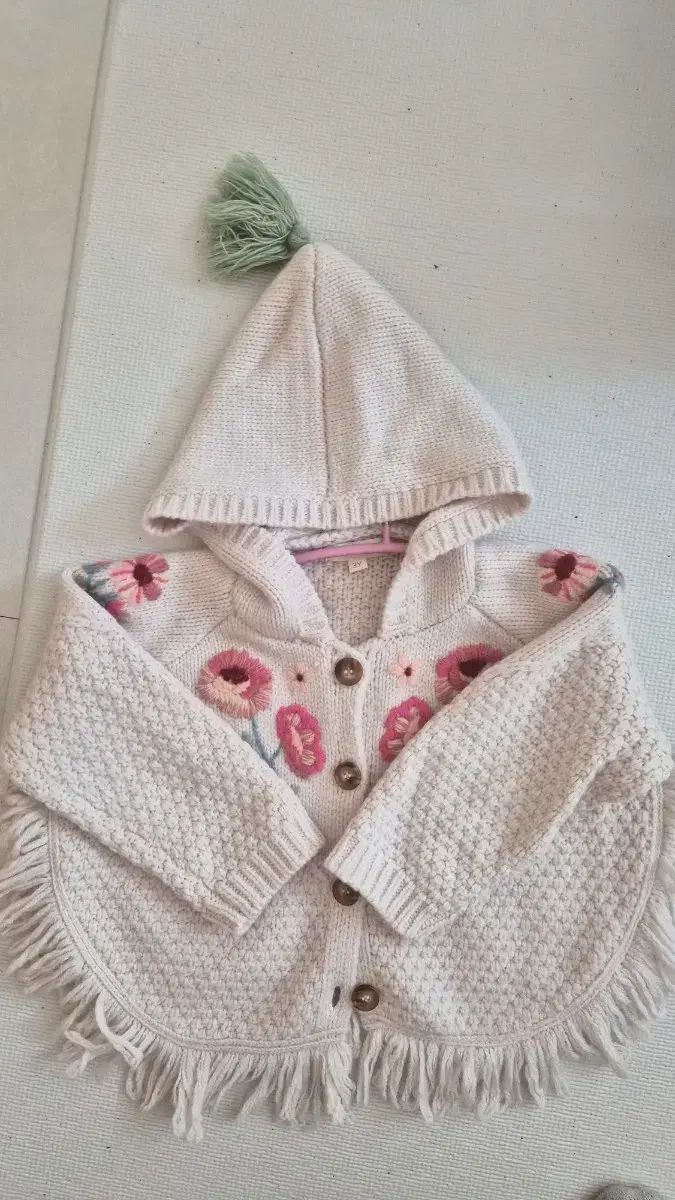 ルイスミシャ ポンチョ アイボリー 3 a