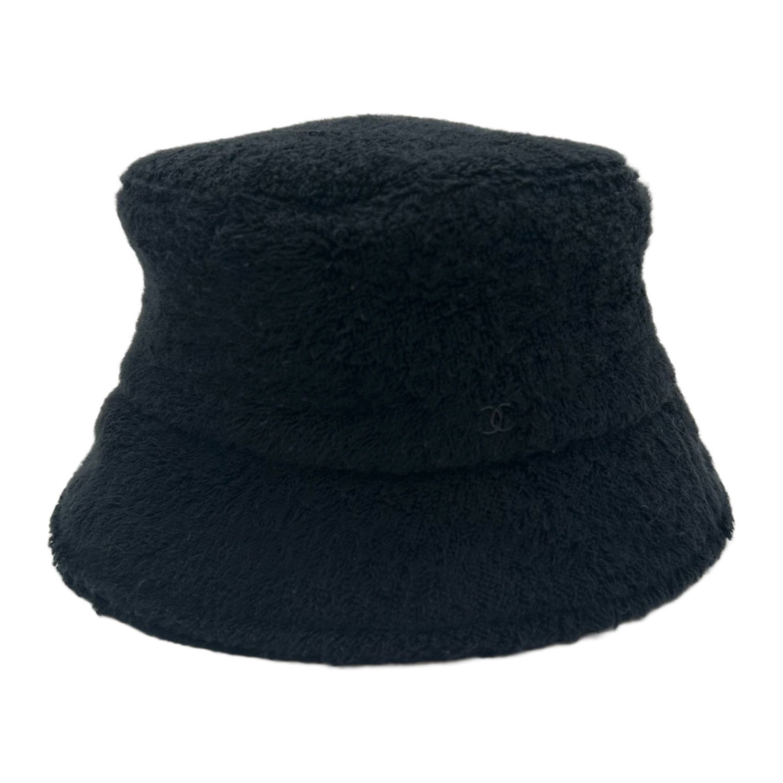 CHANEL シャネル ココマーク バケットハット ブラック M コットン