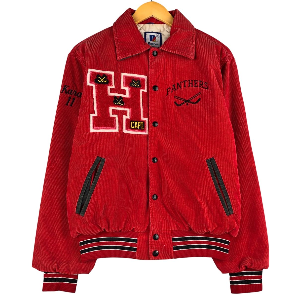 古着 ~90年代 レノック Rennoc 中綿入り コーデュロイボタンスタジャン