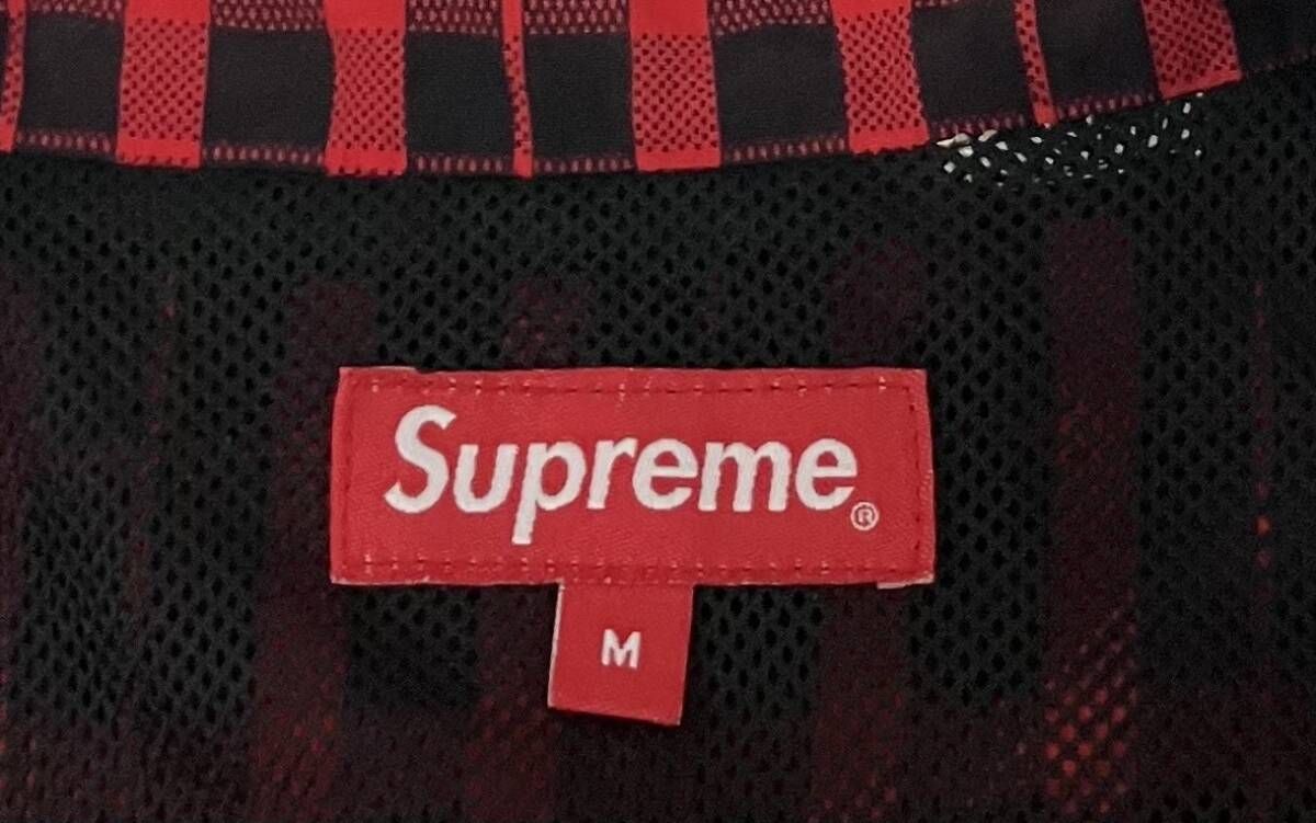 Supreme シュプリーム supreme 18aw nylon plaid pullover サイズM