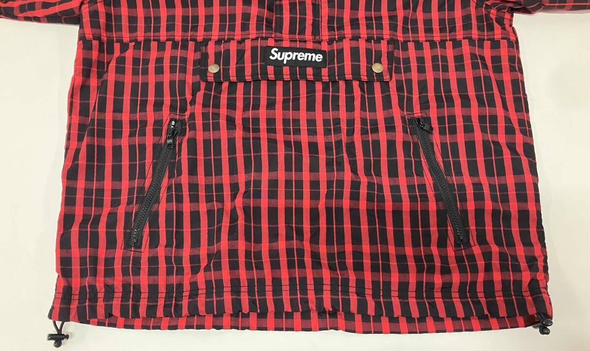 Supreme シュプリーム supreme 18aw nylon plaid pullover サイズM
