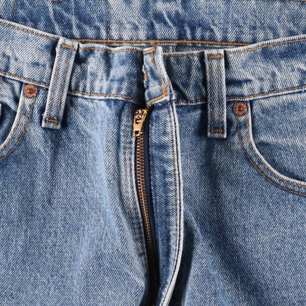 LEG テーパードデニムパンツ