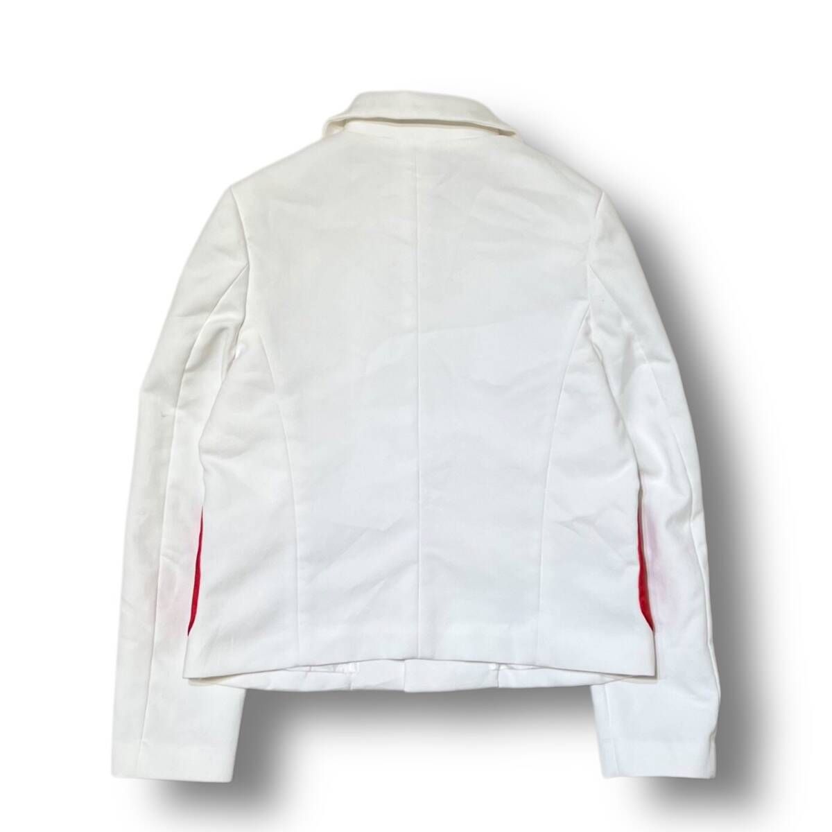 25ss COMME des GARCONS GIRL 赤ポケットポリ縮絨ジャケット サイズXS