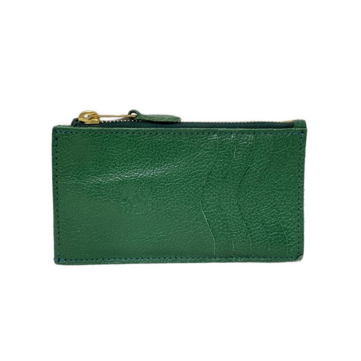IL BISONTE イルビゾンテ コインケース グリーン フラグメントケース レザー