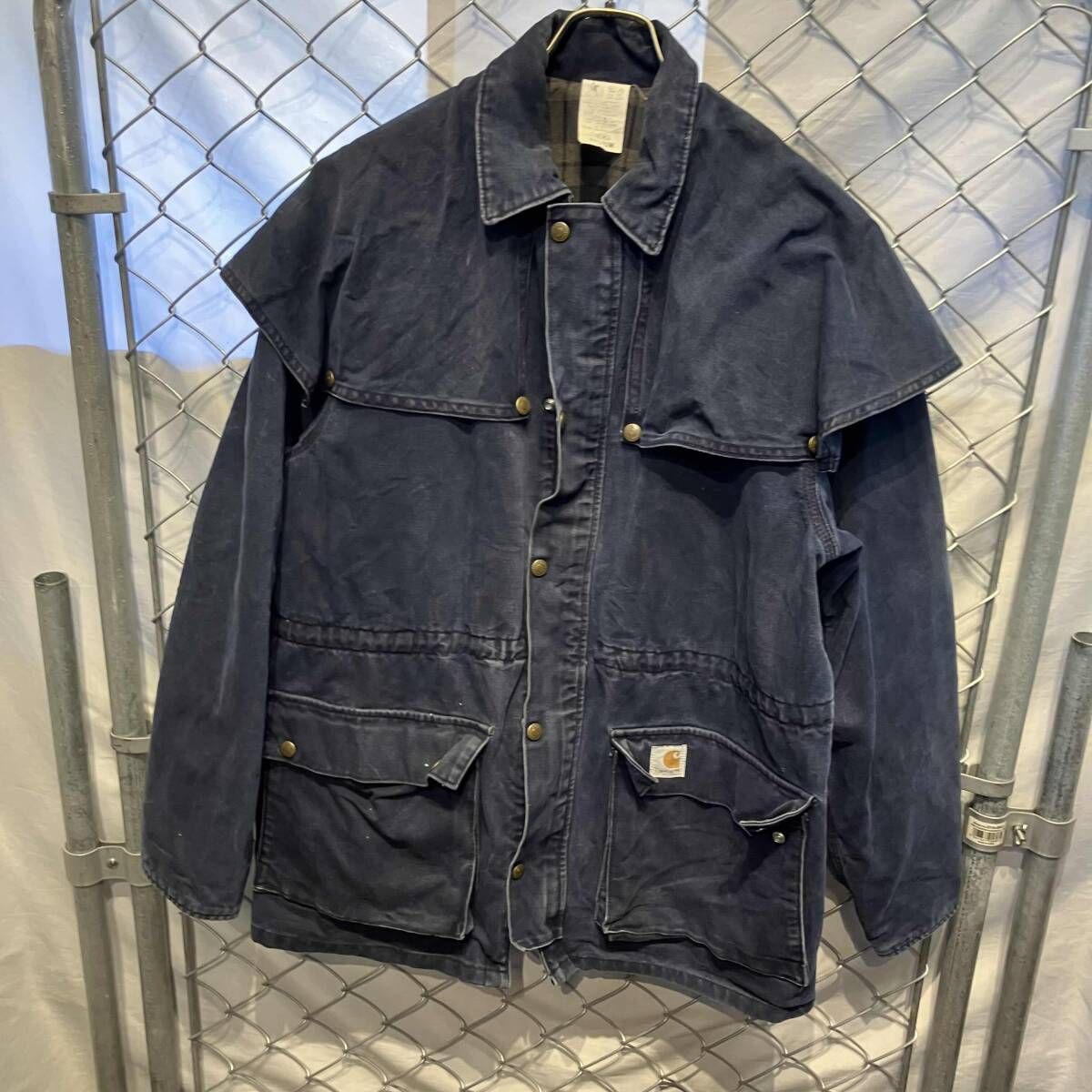94s Carhartt ダスタージャケット サイズM ネイビー カーハート - メルカリ