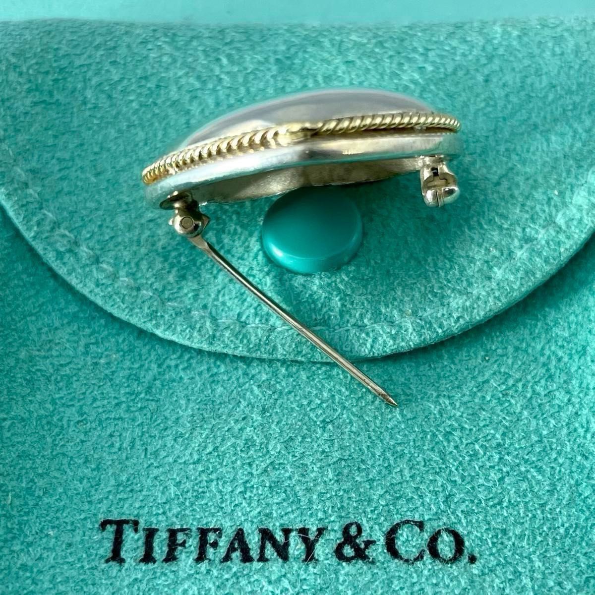 ティファニー ツイストロープ ハート ゴールド コンビ ブローチ WC1fe