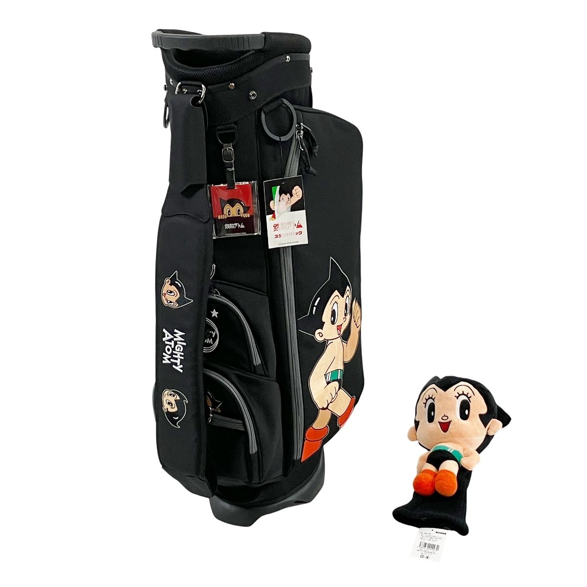 鉄腕アトム キャディバッグ 鉄腕アトムヘッドカバーつき 中古