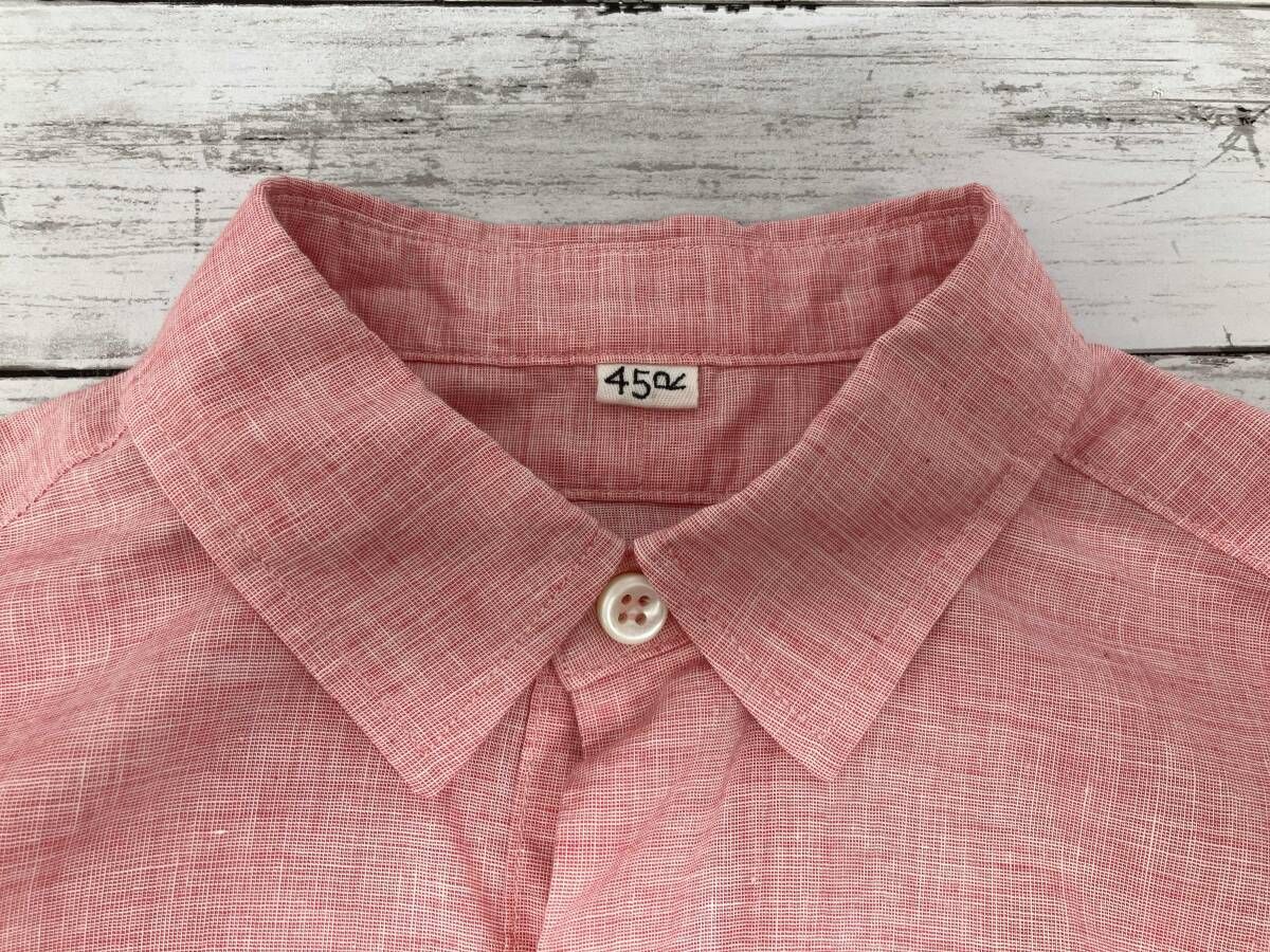 45RPM フォーティーファイブ・アール 長袖シャツ／ハケ目の908グランパ