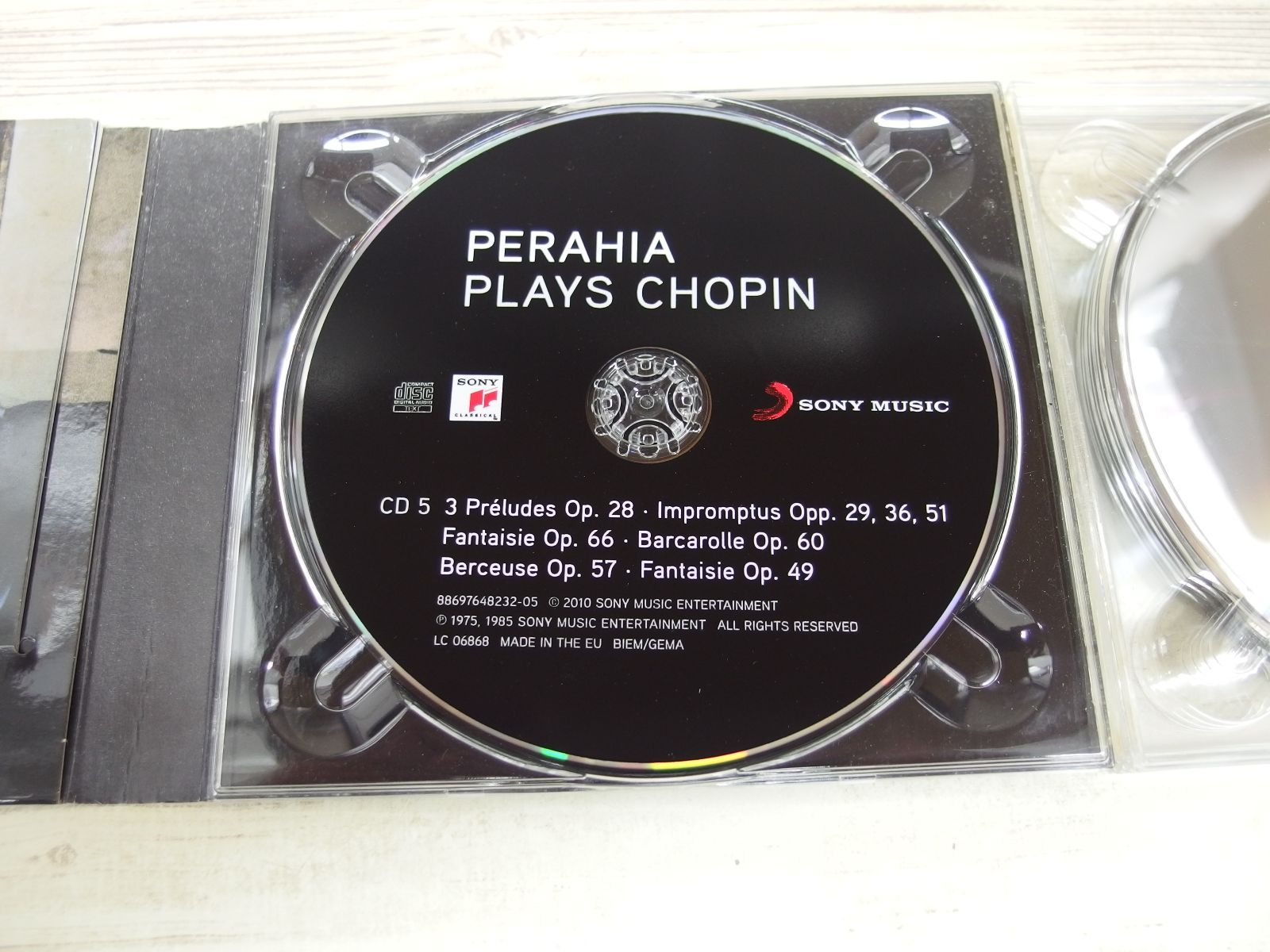 5CD / Perahia Plays Chopin / Perahia, Murray / 中古 - メルカリ