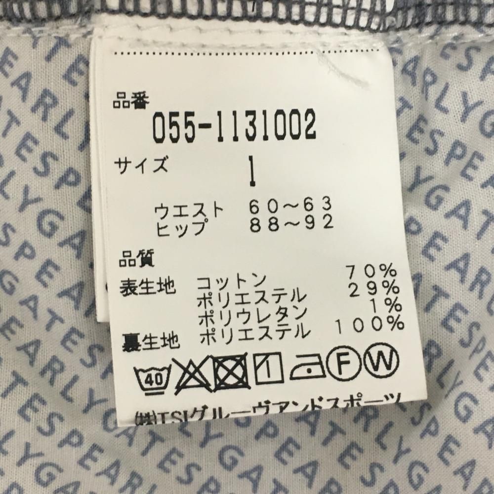 新品未使用タグ付き PEARLY GATES ロゴプリント パンツ サイズM ロゴ