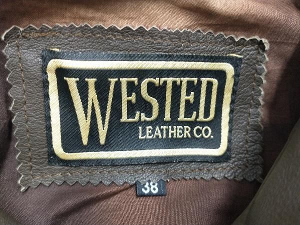 WESTED LEATHER CO. ウェステッドレザー レザージャケット レイダース