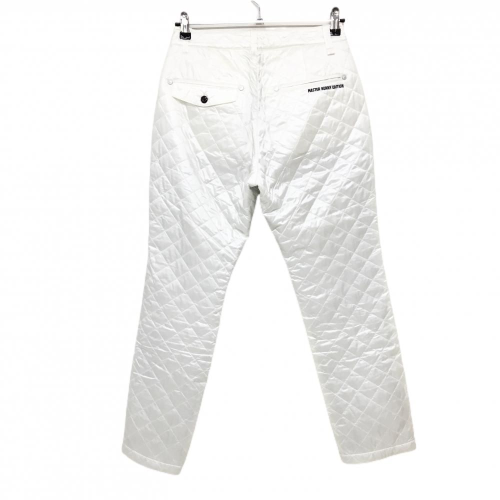 マスターバニー 中綿パンツ 白 蓄熱裏地 ナイロン レディース 1 M ゴルフウェア MASTER BUNNY EDITION