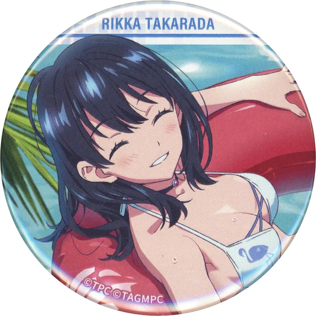 中古】バッジ・ピンズ 宝多六花(水着B) 缶バッジ 「DMMスクラッチ! TV