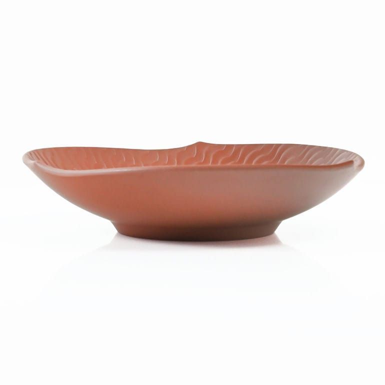 未使用　マイセン　MEISSEN　プレート　深皿　波模様　箱付 マイセン 波の戯れ ブラウン プレート 波模様 12.5cm Meissen 000002