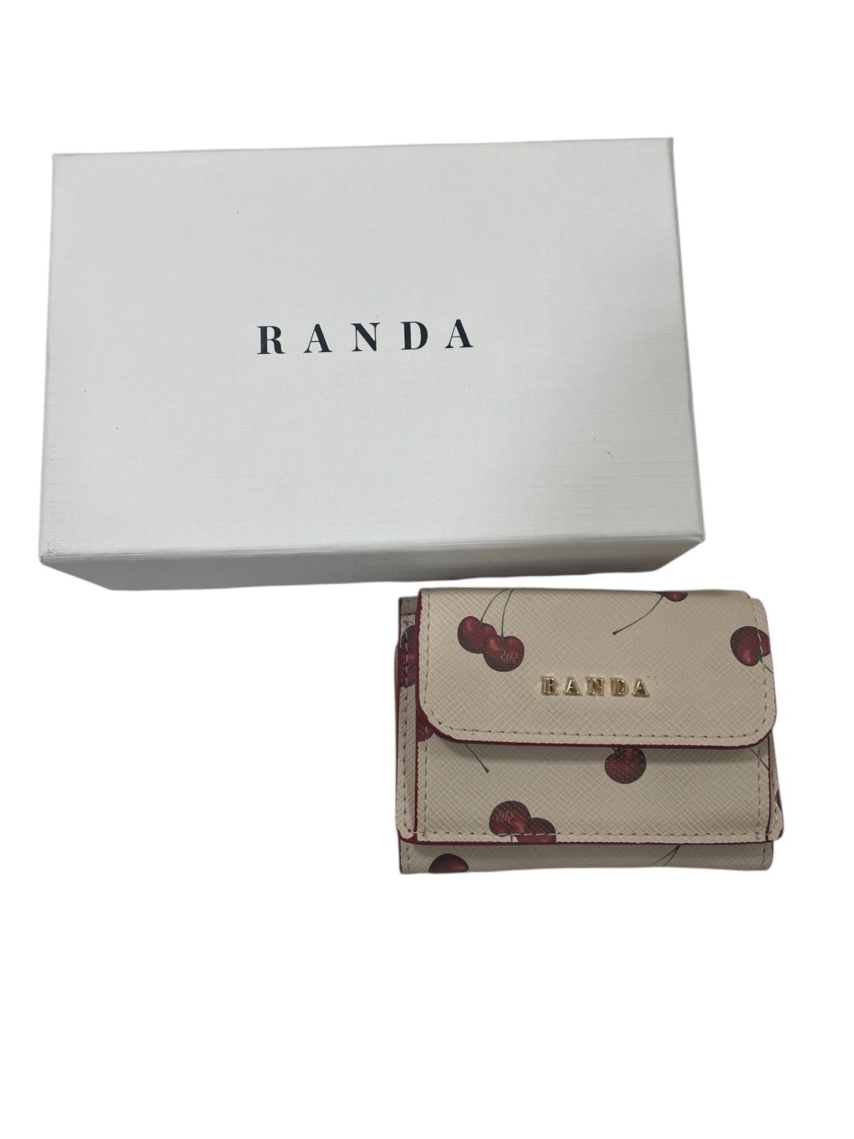管理番号-P RANDA チェリープリント ミニウォレット