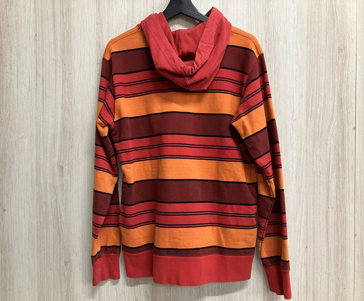 Supreme シュプリーム 17SS 注文 Striped Hooded Crewneck パーカー M