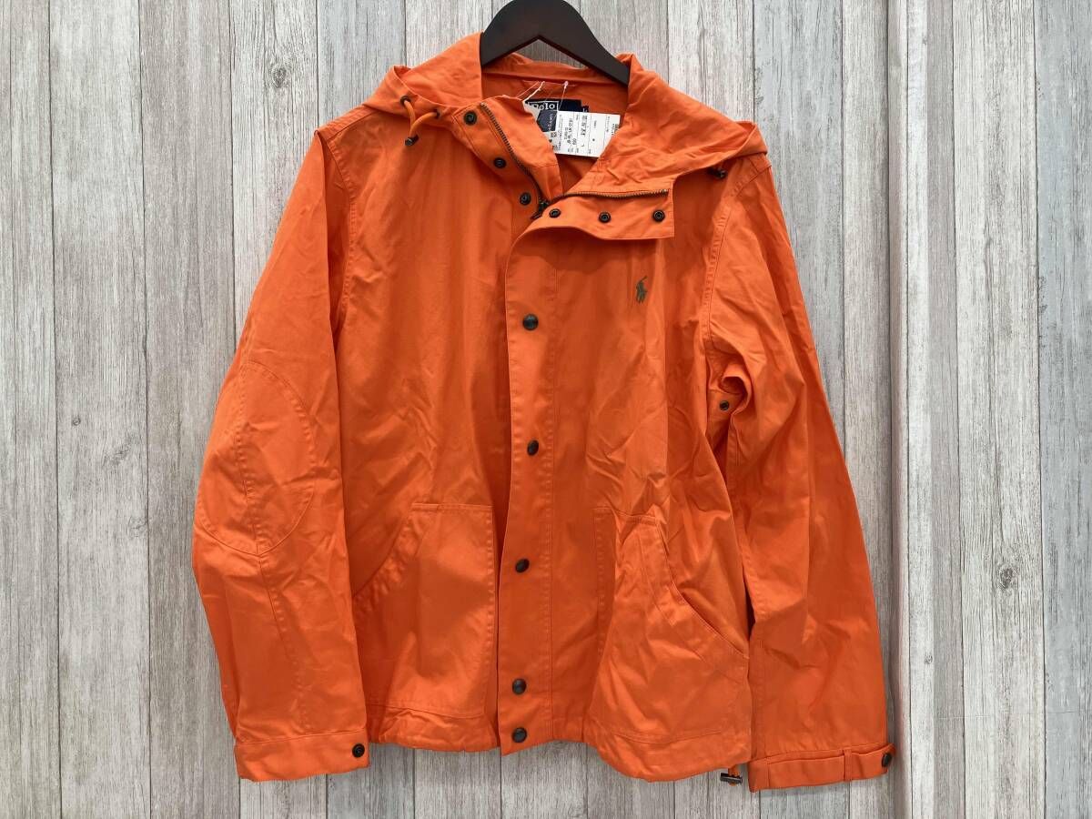 POLO RALPH LAUREN ナイロンパーカー L JR-RL-LM-0101 オレンジ メンズ 90 s