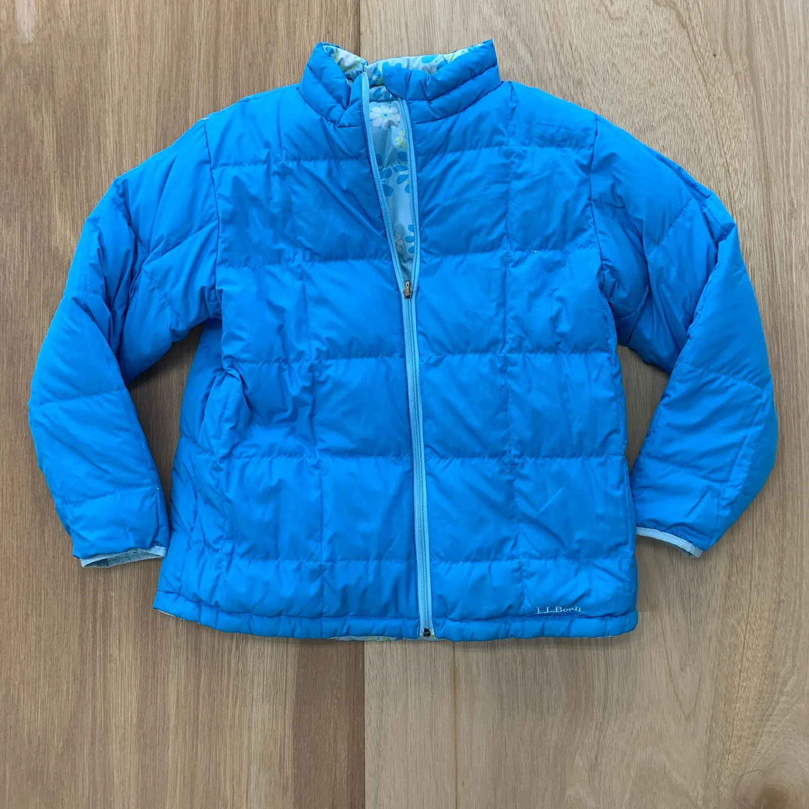 L.L.Bean／キッズXL18／レディースM相当】リバーシブル中綿ジャケット 