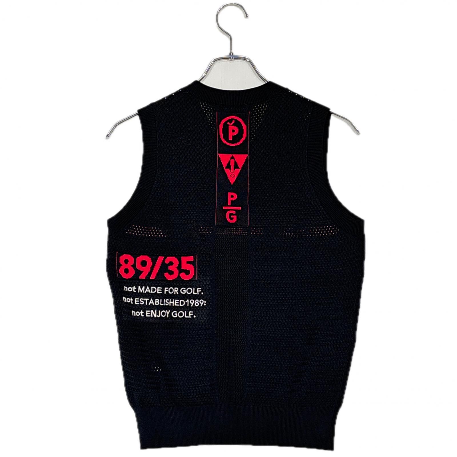 レディース パーリーゲイツ PEARLY GATES ベスト 0(S) 黒 ブラック V