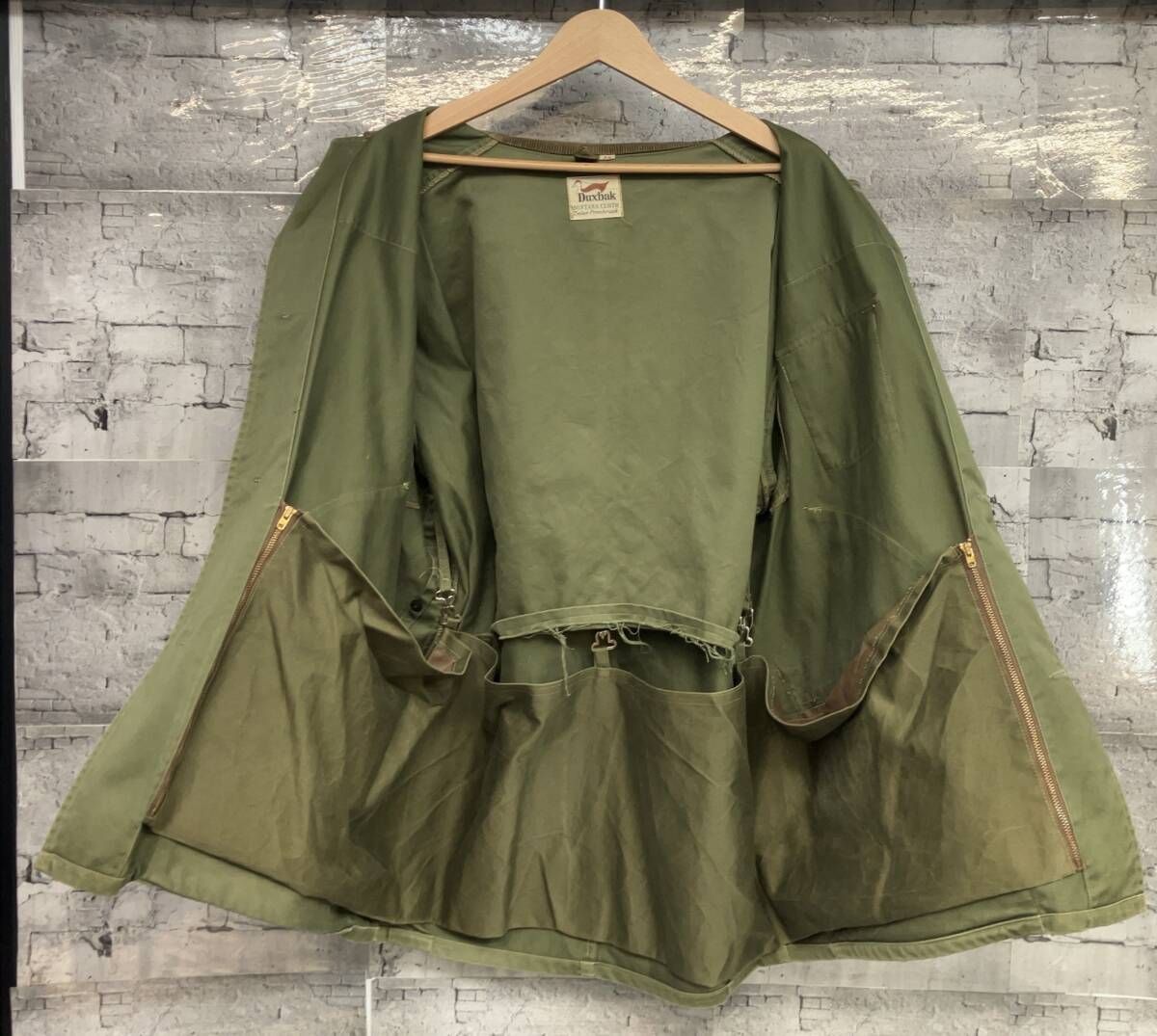 アウトドア系 カーキ DUXBAK ダックスバック カバーオール 60s