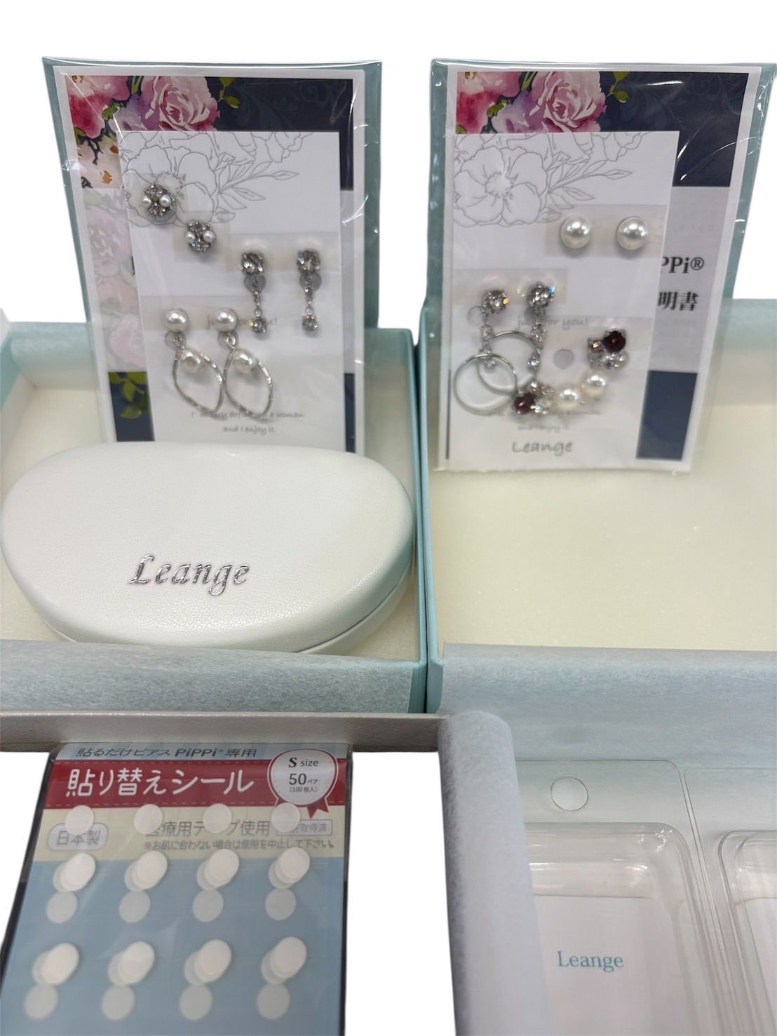 F-015-206 未使用 Leange 貼るだけピアス PiPPiスワロ