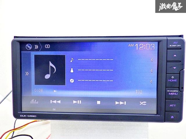 ストア保証】ダイハツ 純正オプション KENWOOD DUK-W69D ディスプレイ