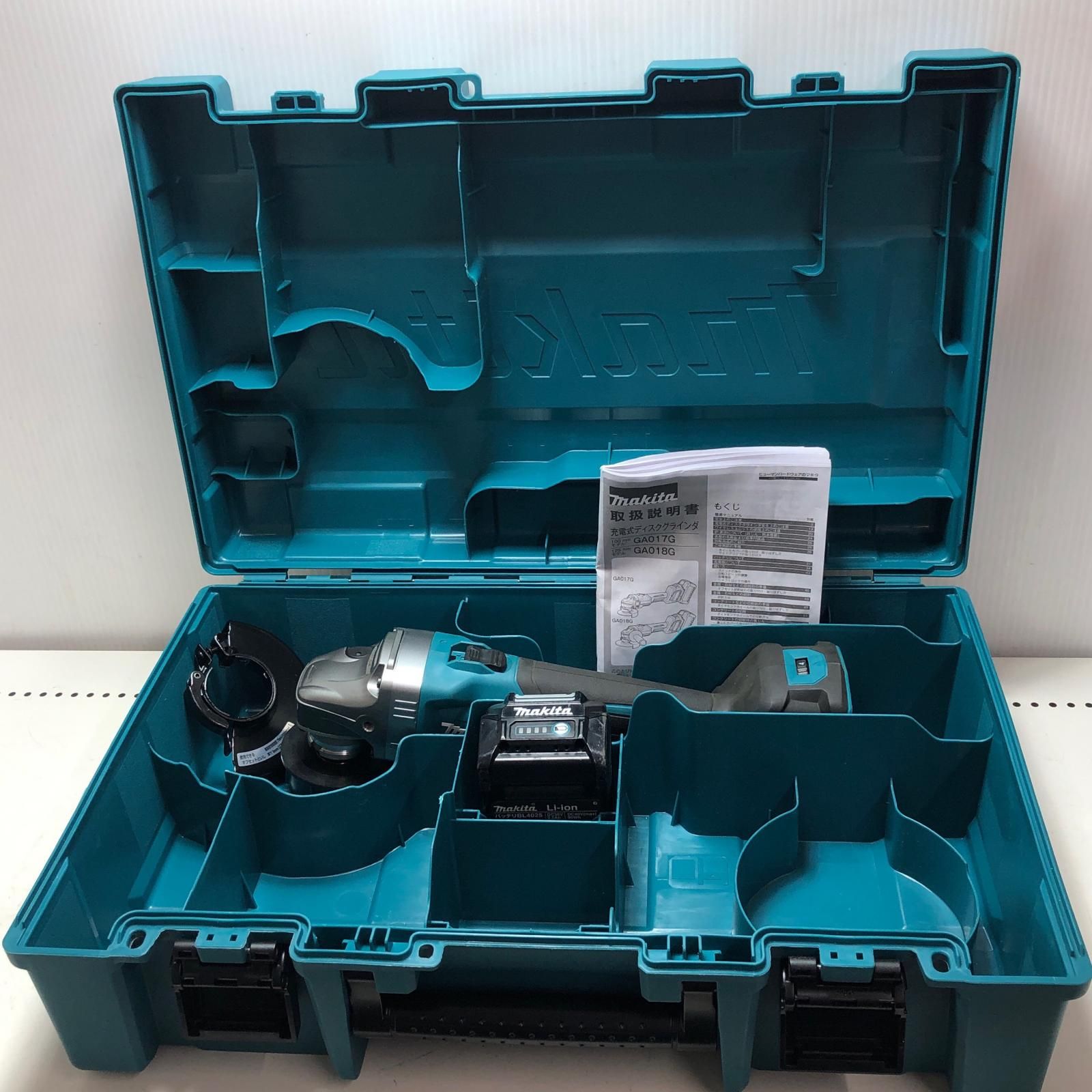 MAKITA マキタ 100 mm 充電式ディスクグラインダ GA 017 G