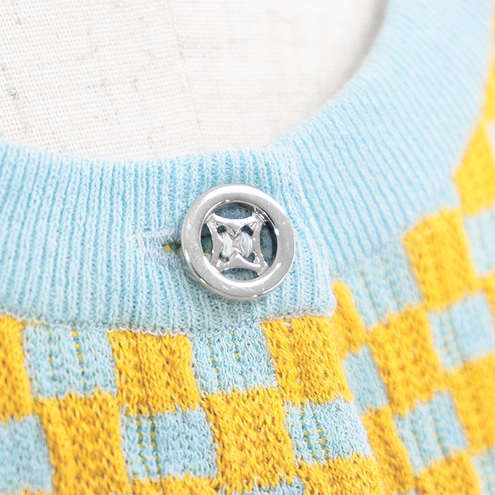 未使用】LOUIS VUITTON ルイ・ヴィトン クロップニットカーディガン