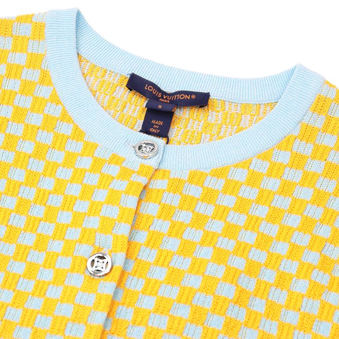 未使用】LOUIS VUITTON ルイ・ヴィトン クロップニットカーディガン