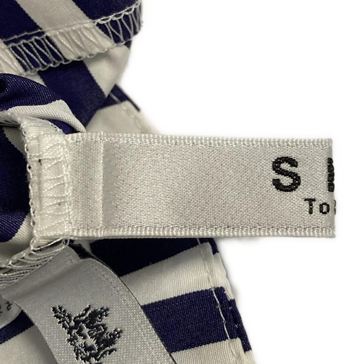 SHE Tokyo(シートーキョー) 長袖カットソー サイズF レディース美品  - ネイビー SHE Tokyo(シートーキョー) 長袖カットソー サイズF レディース美品