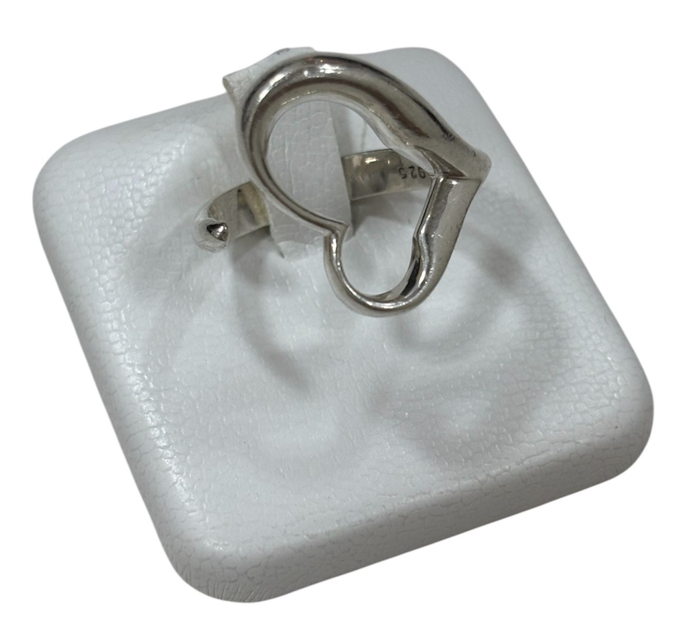 管理番号-P Tiffany＆Co ティファニー エルサ ペレッティ リング オープンハート 925