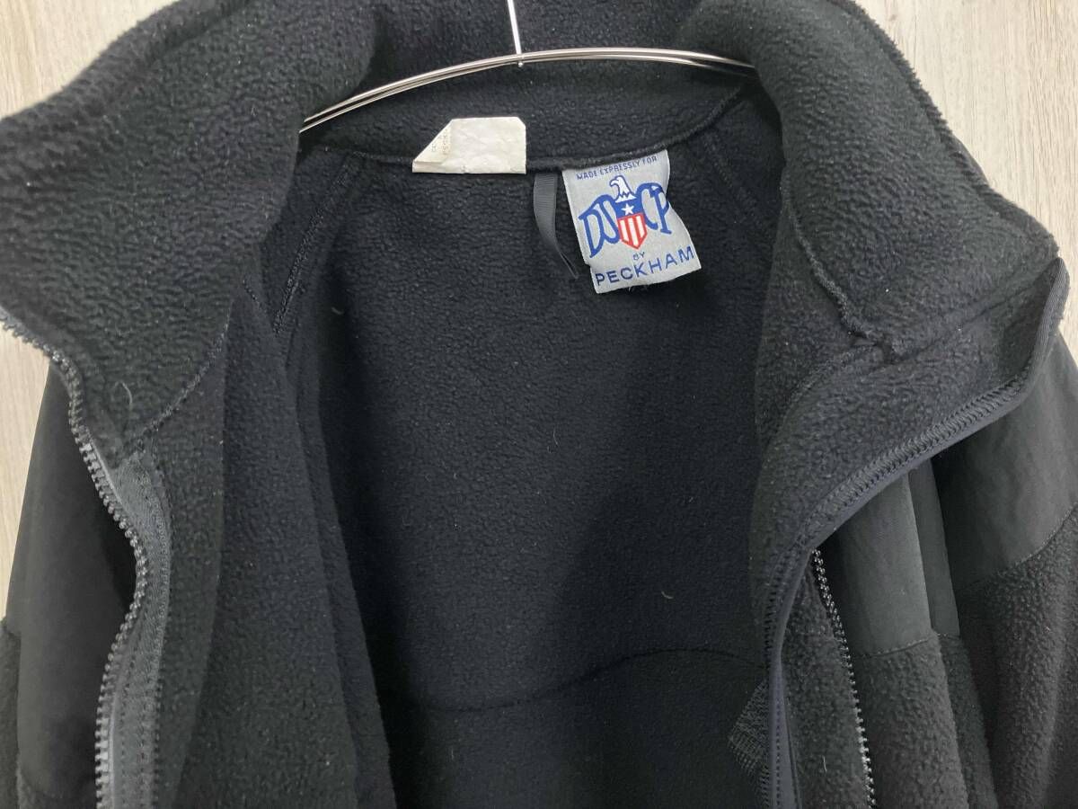  PECKHAM フリース 黒 ブラック Lサイズ ジャケット アウター