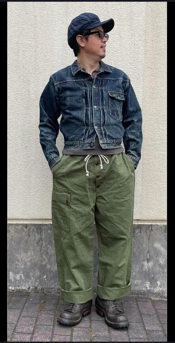 cushman クーシュマン lot 22250 ヘリンボーン パンツ