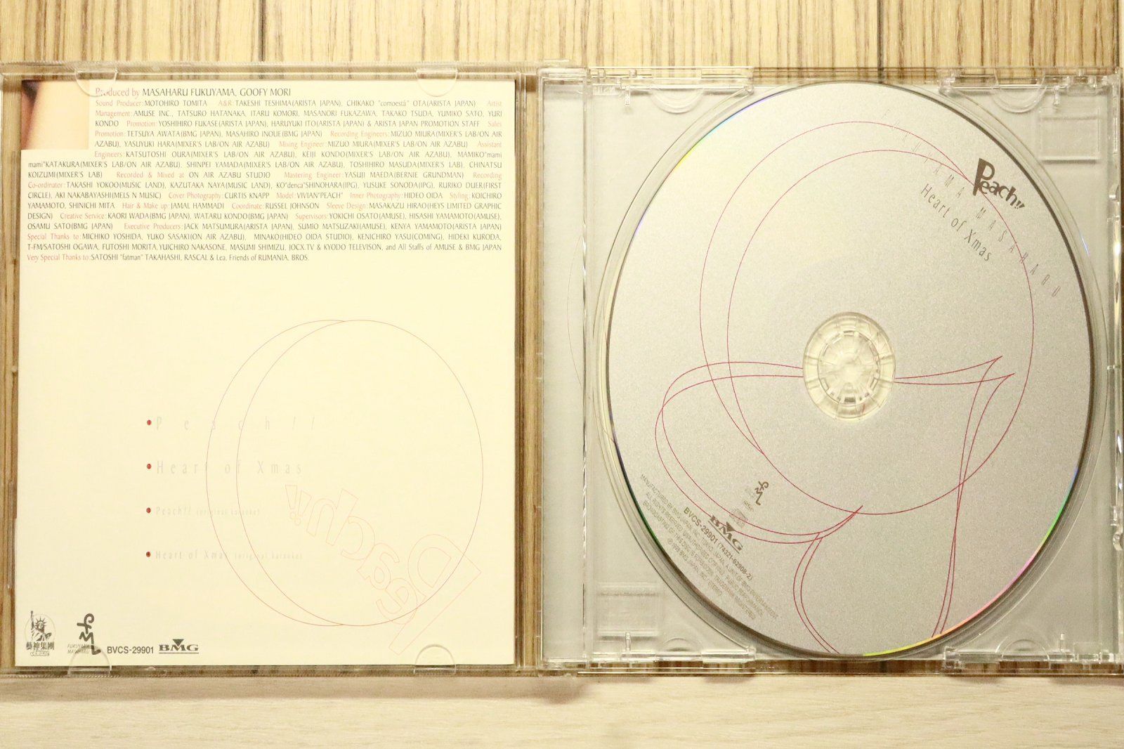 国内盤CD☆福山雅治/Masaharu Fukuyama□ PEACH!!/Heart o 【BVCS29901