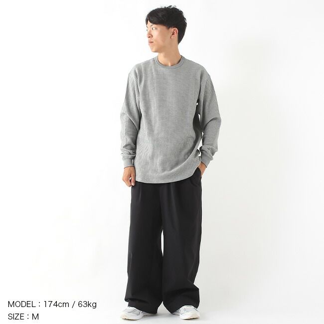 THE NORTH FACE ノースフェイス L Sウォームワッフルクルー ユニセックス NT 62436 ニュートープ