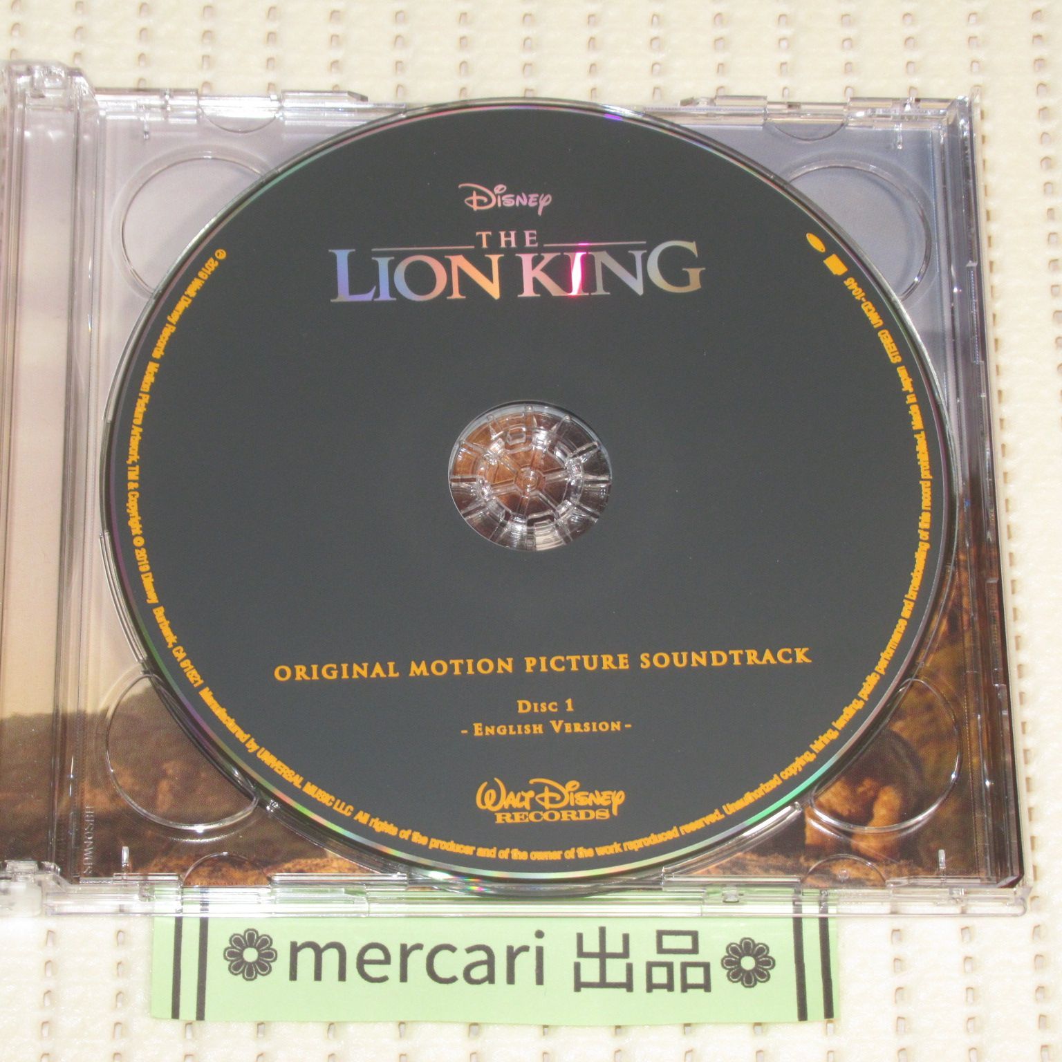 CD 2CD ライオン·キング オリジナル· サウンドトラック デラックス版