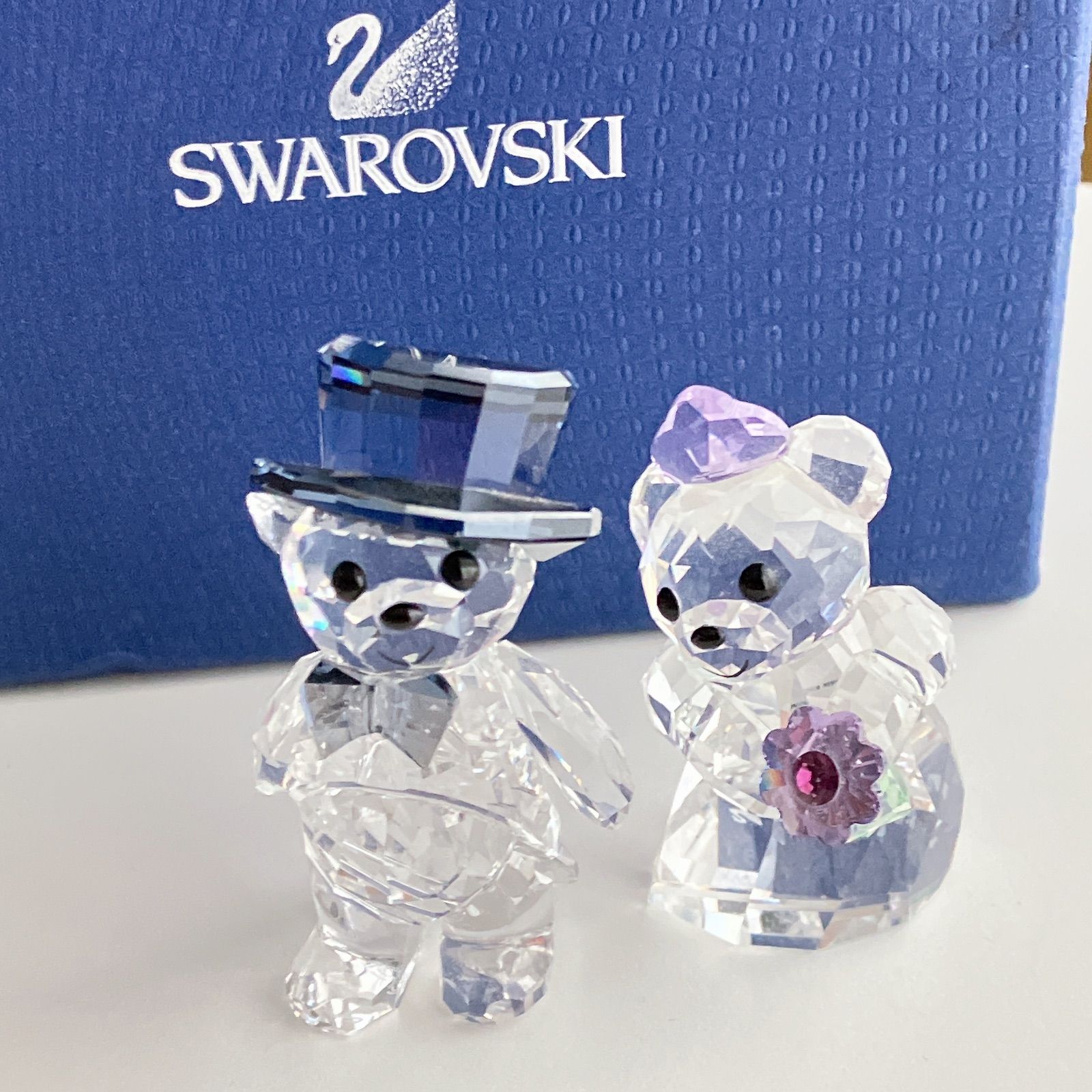 Swarovski クリスタルベア 2体セット Kris Bear You&I 【公式通販】