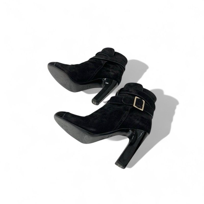 シャネル CHANEL ブーツ ショートブーツ 靴 シューズ スエード